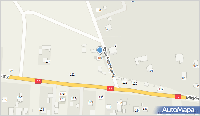 Chwałki, Chwałki, 180, mapa Chwałki