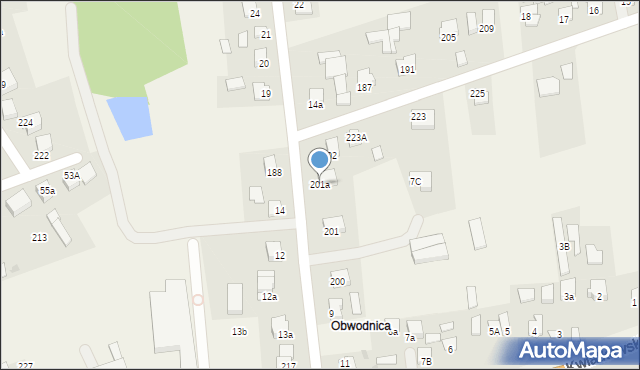 Chwałki, Chwałki, 201a, mapa Chwałki