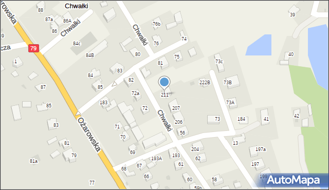 Chwałki, Chwałki, 211, mapa Chwałki