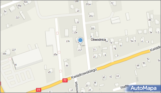 Chwałki, Chwałki, 217A, mapa Chwałki
