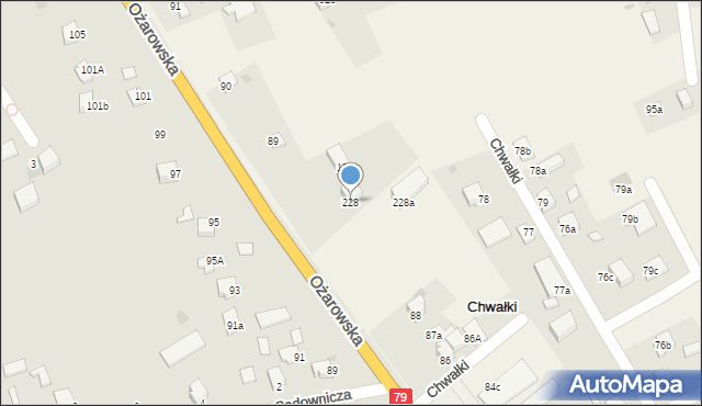 Chwałki, Chwałki, 228, mapa Chwałki