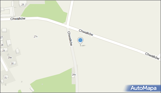 Chwałków, Chwałków, 27m, mapa Chwałków