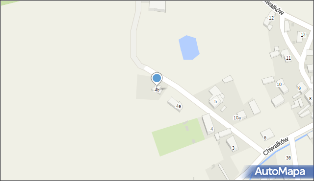 Chwałków, Chwałków, 4b, mapa Chwałków