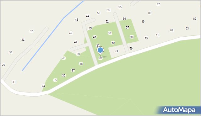 Chwałkówko, Chwałkówko, 48, mapa Chwałkówko