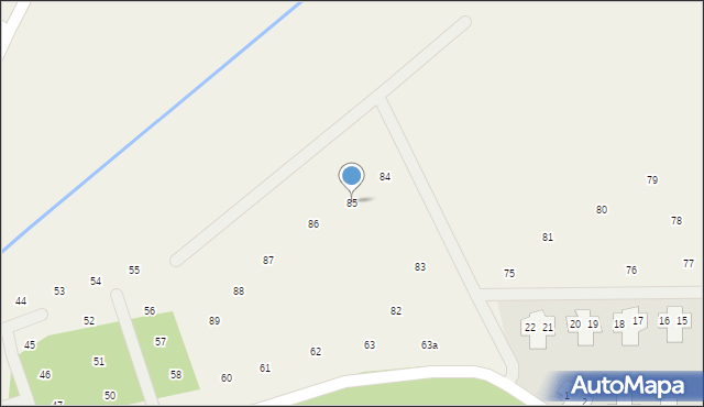 Chwałkówko, Chwałkówko, 85, mapa Chwałkówko