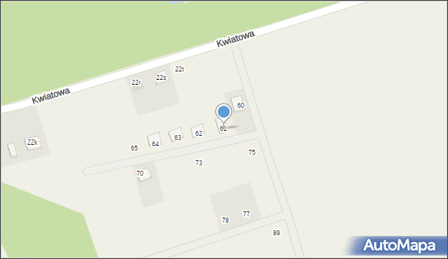 Chwałkowo, Chwałkowo, 61, mapa Chwałkowo