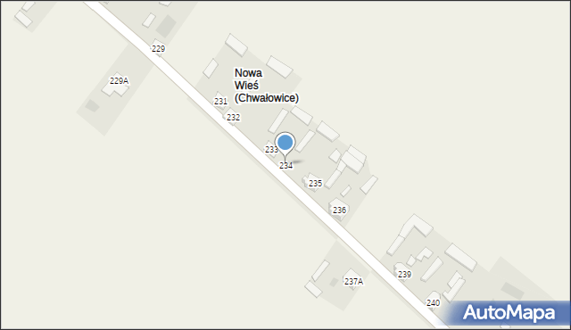 Chwałowice, Chwałowice, 234, mapa Chwałowice