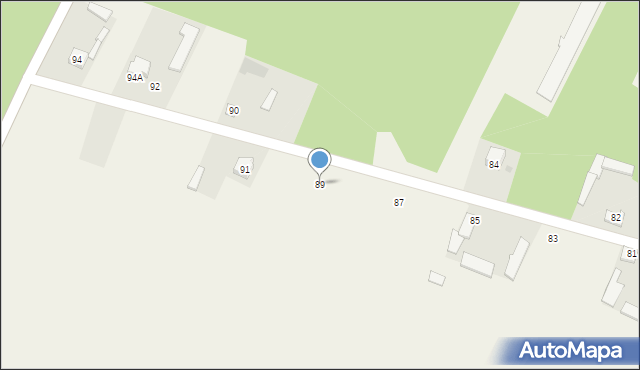 Chwałowice, Chwałowice, 89, mapa Chwałowice