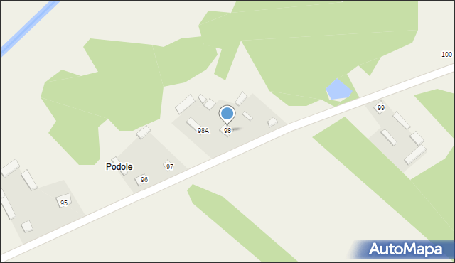 Chwałowice, Chwałowice, 98, mapa Chwałowice