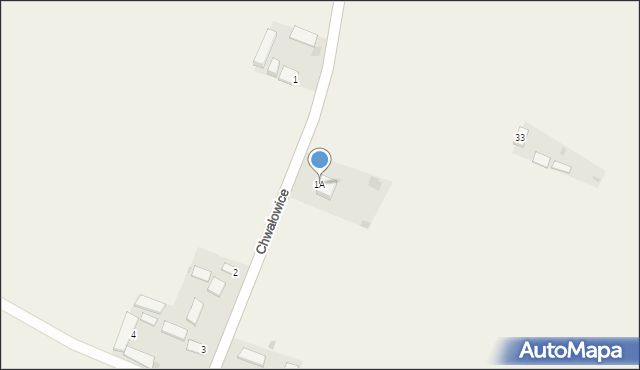 Chwałowice, Chwałowice, 1A, mapa Chwałowice