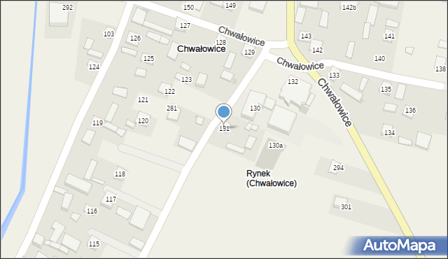 Chwałowice, Chwałowice, 131, mapa Chwałowice