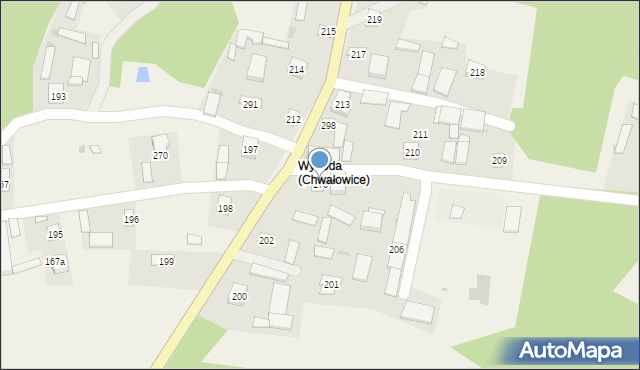 Chwałowice, Chwałowice, 176, mapa Chwałowice