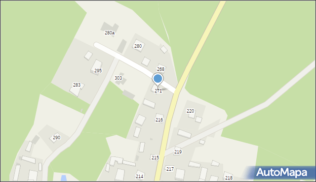 Chwałowice, Chwałowice, 271, mapa Chwałowice