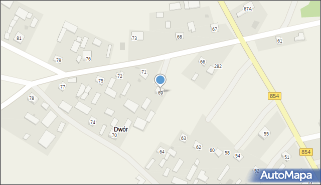 Chwałowice, Chwałowice, 69, mapa Chwałowice
