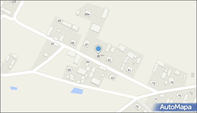 Chwałowice, Chwałowice, 86, mapa Chwałowice