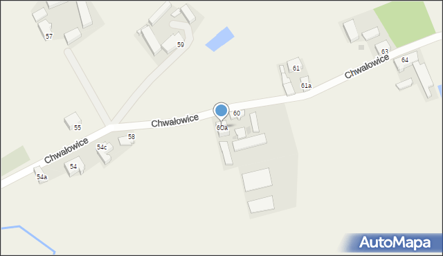 Chwałowice, Chwałowice, 60a, mapa Chwałowice