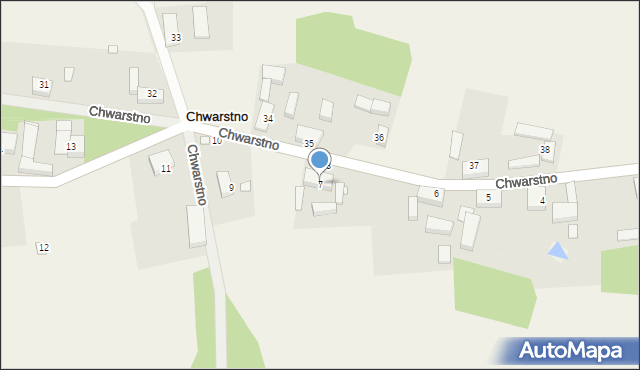 Chwarstno, Chwarstno, 7, mapa Chwarstno