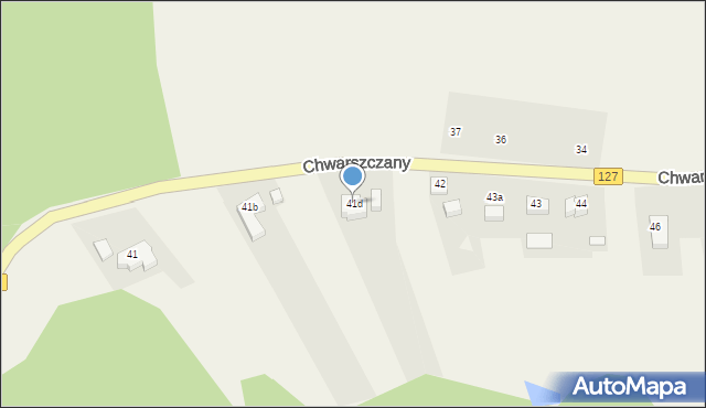 Chwarszczany, Chwarszczany, 41d, mapa Chwarszczany