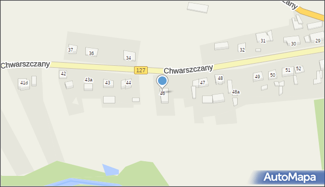 Chwarszczany, Chwarszczany, 46, mapa Chwarszczany