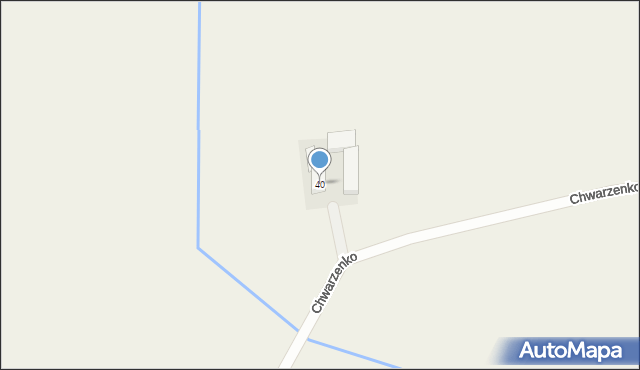 Chwarzenko, Chwarzenko, 40, mapa Chwarzenko
