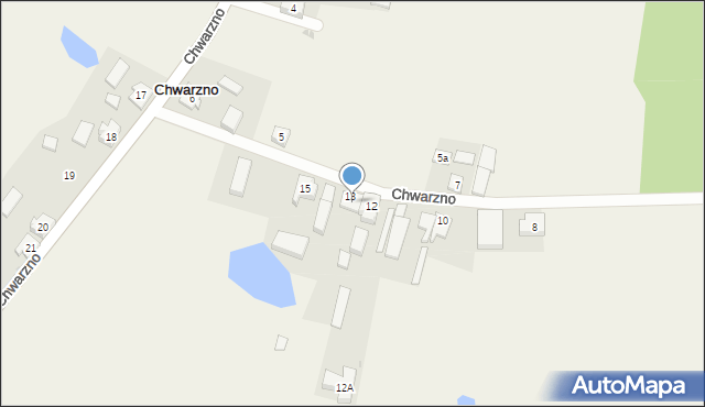 Chwarzno, Chwarzno, 14, mapa Chwarzno