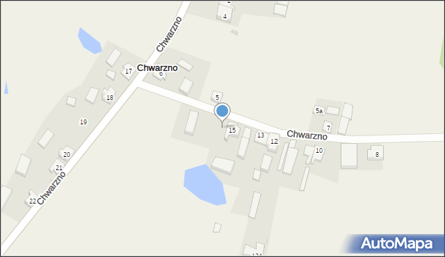 Chwarzno, Chwarzno, 16, mapa Chwarzno