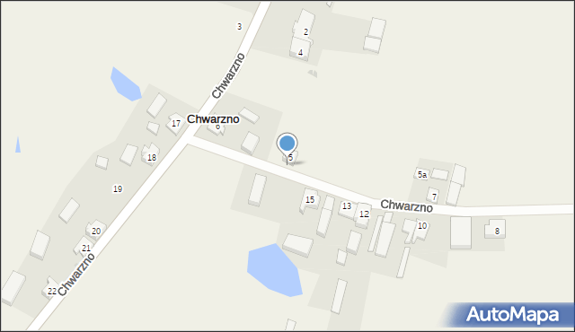 Chwarzno, Chwarzno, 6a, mapa Chwarzno