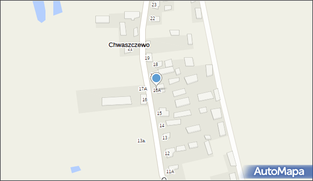 Chwaszczewo, Chwaszczewo, 16A, mapa Chwaszczewo