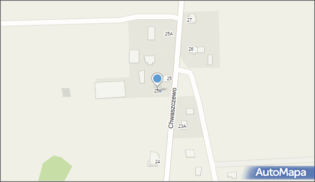 Chwaszczewo, Chwaszczewo, 25b, mapa Chwaszczewo