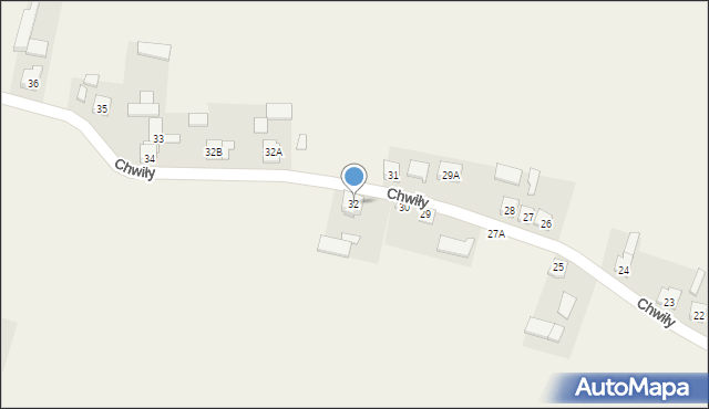 Chwiły, Chwiły, 32, mapa Chwiły