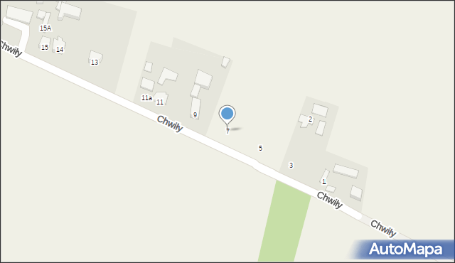 Chwiły, Chwiły, 7, mapa Chwiły
