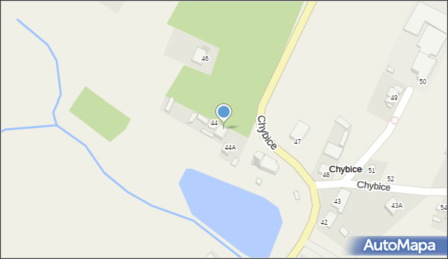 Chybice, Chybice, 44B, mapa Chybice