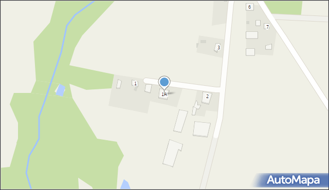 Chybów, Chybów, 1A, mapa Chybów