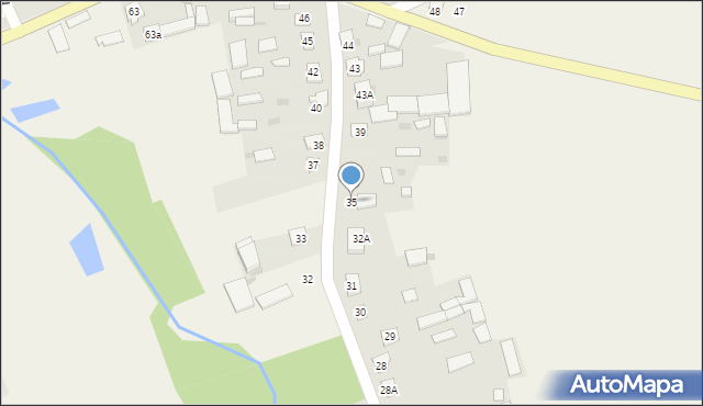 Chybów, Chybów, 35, mapa Chybów