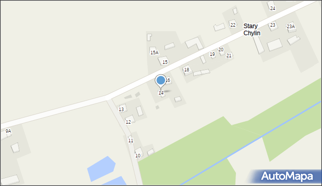Chylin, Chylin, 14, mapa Chylin