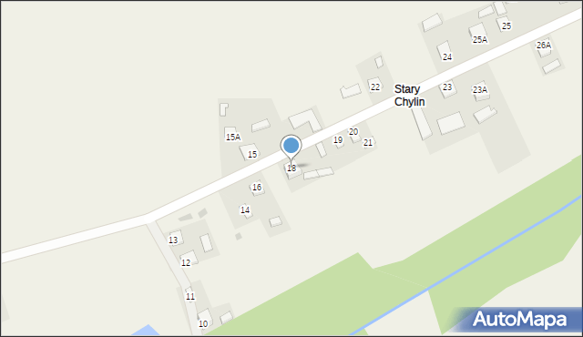 Chylin, Chylin, 18, mapa Chylin