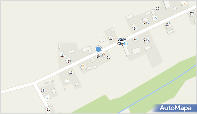 Chylin, Chylin, 19, mapa Chylin