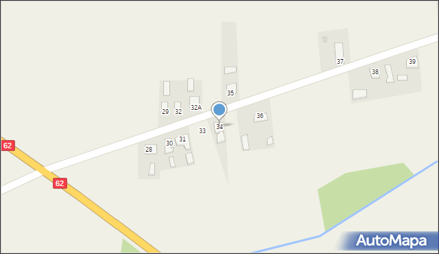 Chylin, Chylin, 34, mapa Chylin