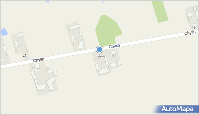 Chylin, Chylin, 10, mapa Chylin