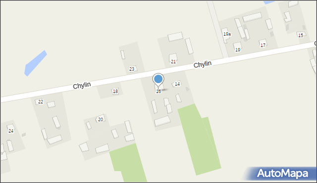 Chylin, Chylin, 16, mapa Chylin