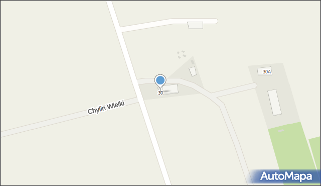 Chylin, Chylin, 30, mapa Chylin