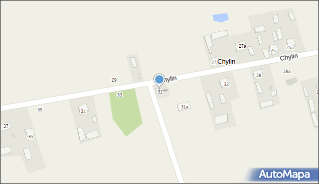 Chylin, Chylin, 31, mapa Chylin