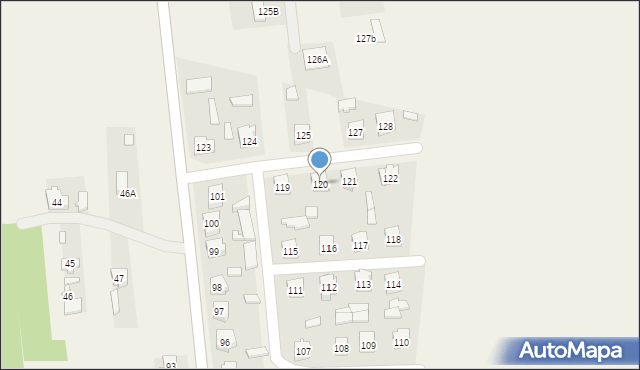 Chylin, Chylin, 120, mapa Chylin