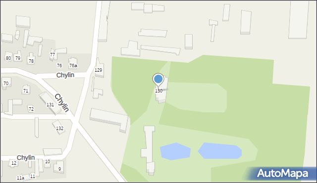 Chylin, Chylin, 130, mapa Chylin