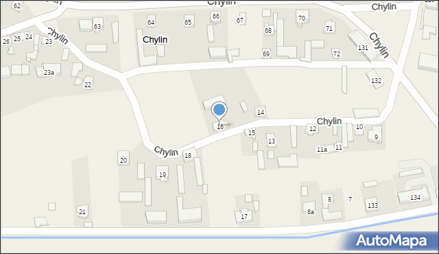 Chylin, Chylin, 16, mapa Chylin