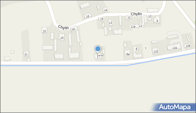 Chylin, Chylin, 17, mapa Chylin