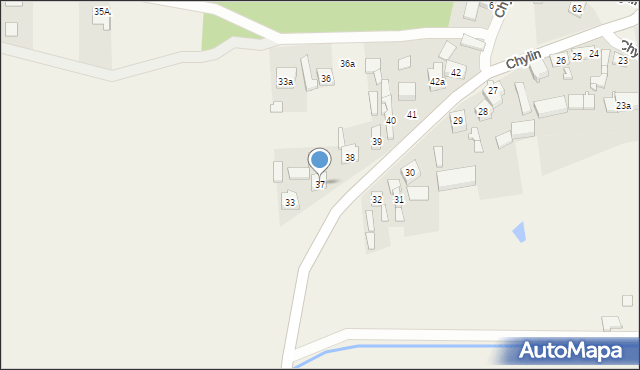 Chylin, Chylin, 37, mapa Chylin