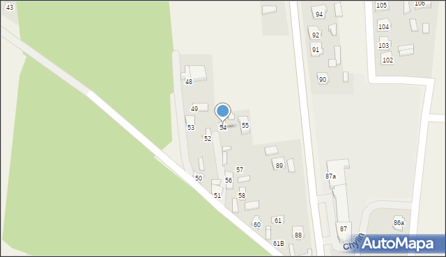 Chylin, Chylin, 54, mapa Chylin