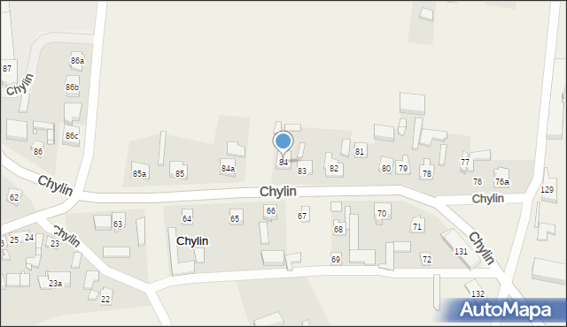 Chylin, Chylin, 84, mapa Chylin