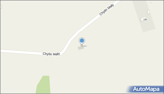 Chylin Mały, Chylin Mały, 18c, mapa Chylin Mały